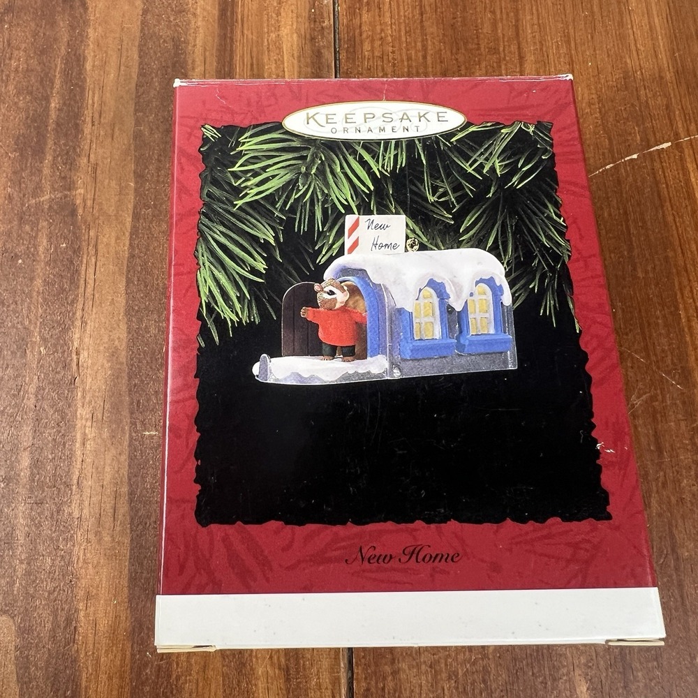 Hallmark 1996 New Home House Hanging Plastic Multicolor Christmas Ornament